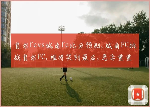 首尔fcvs城南fc比分预测,城南FC挑战首尔FC,谁将笑到最后,悬念重重